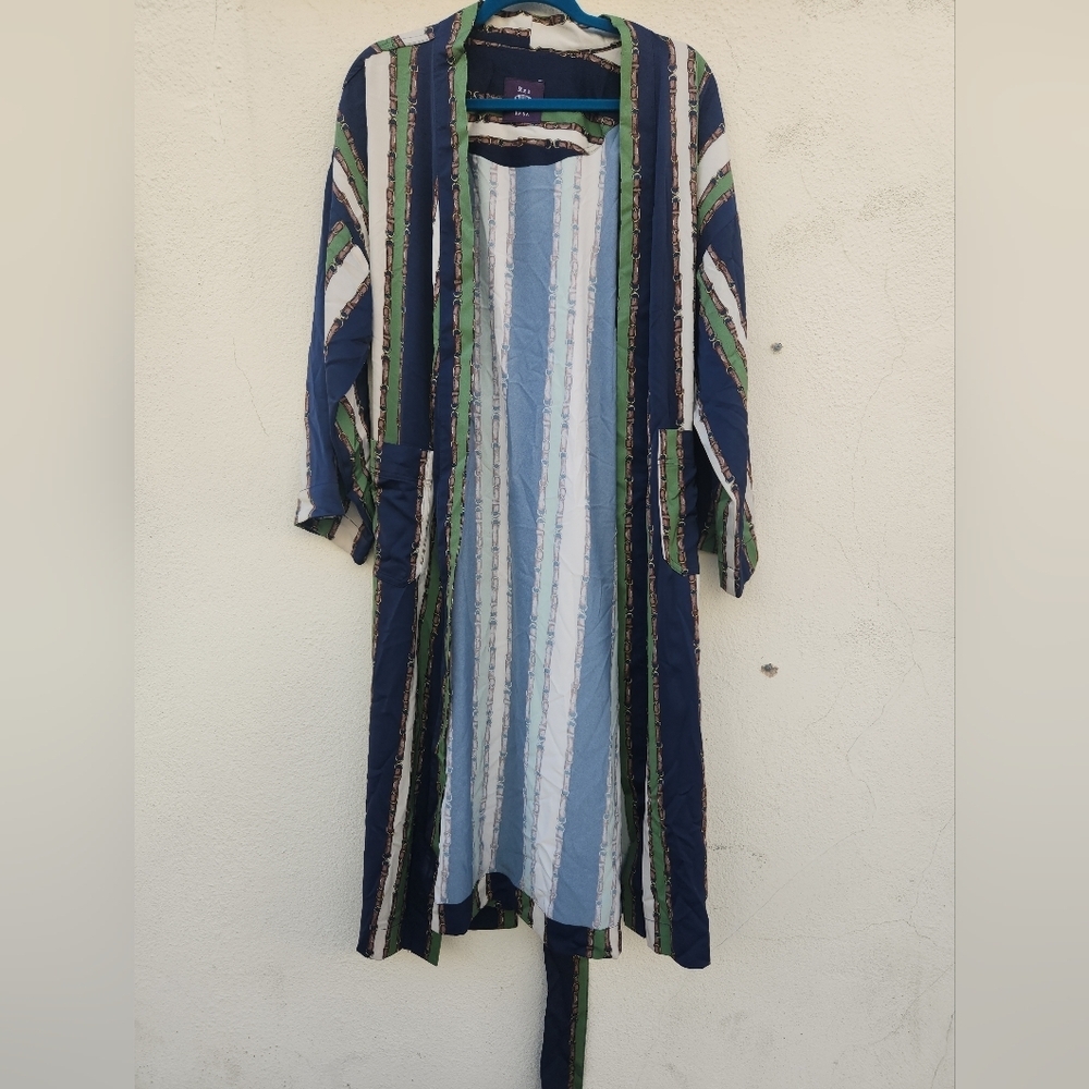 RES IPSA Chain Print Kimono Robe - Picture 4 of 10